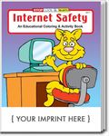 CS0205 Internet Safety Coloring and Activity Book with Custom Imprint